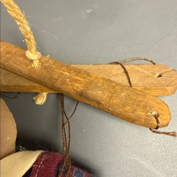 Adorable antique marionette boy, 10 long plus the strings. Grey1
